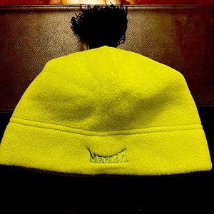 MARKER 100% polyester soft fleece ski hat WITH tassel